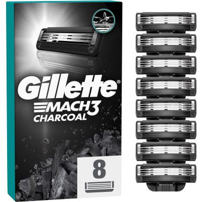 ����� ������ Gillette Mach3 Charcoal ������� ������ 8 ��. (8700216085472) - �������� 1