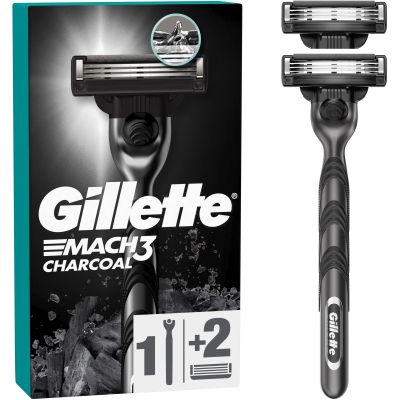 ������ Gillette Mach3 Charcoal ��������� ����� � 2 �������� ����������� (8700216074308) - �������� 1
