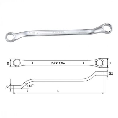 ���� Toptul �������� 10�11 �� (���� 45�) (AAEH1011) - �������� 2