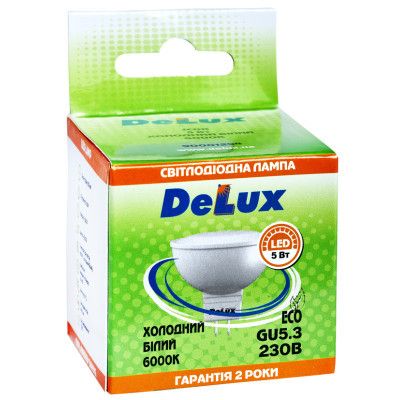 �������� Delux JCDR 5�� 6000K 220� GU5.3 (90001294) - �������� 2