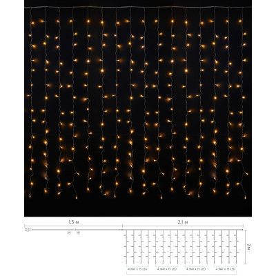 ó������ Delux Curtain � 240LED 2�2 � ������ ����/�������� IP20 (90017991) - �������� 2