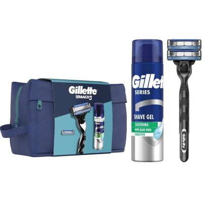 ����� ��������� Gillette ������ Mach3 � 2 �������� ����������� + ���� ��� ������ Series 200 �� + ���������� (8700216075251) - �������� 1