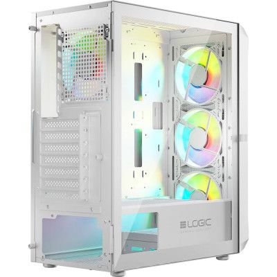 ������ Logic concept PORTOS MESH+GLASS ARGB fans 3x120mm WHITE (AM-PORTOS-20-0000000-0002) - �������� 8