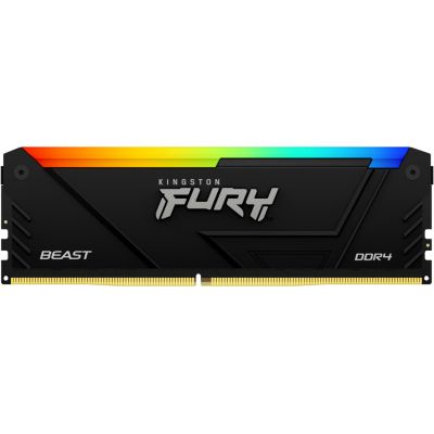     DDR4 16GB 3600 MHz Beast RGB Kingston Fury (ex.HyperX) (KF436C18BB2A/16) -  1