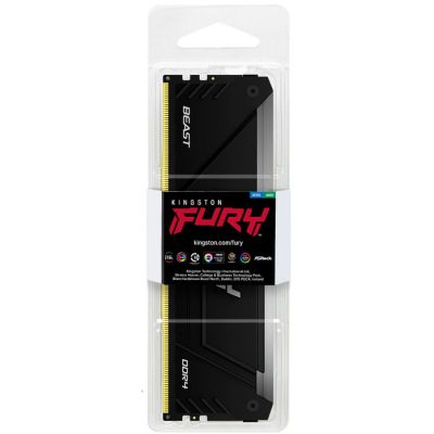     DDR4 32GB 3200 MHz Beast RGB Kingston Fury (ex.HyperX) (KF432C16BB2A/32) -  5