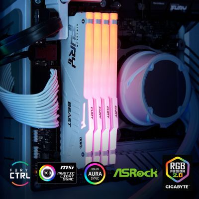     DDR5 32GB 6000 MHz Beast AM5 RGB White Kingston Fury (ex.HyperX) (KF560C36BWEA-32) -  4