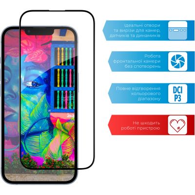 ���� ������� ACCLAB Full Glue Apple iPhone 14 Plus (1283126541964) - �������� 3