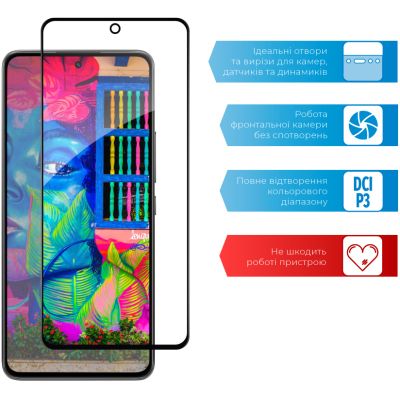 ������ �������� ACCLAB Full Glue Xiaomi 12 Lite (1283126559358) - �������� 5