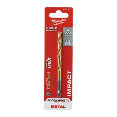 ������ Milwaukee �� ������� RedHEX HSS-G TiN, 7,0 �� (48894717) - �������� 3