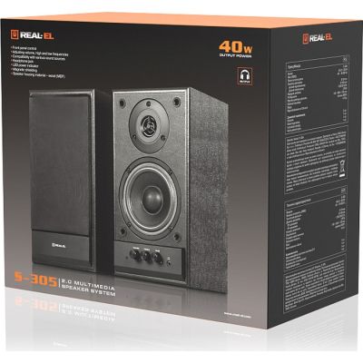   REAL-EL S-305 Black (EL121200012) -  10