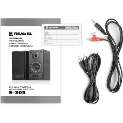   REAL-EL S-305 Black (EL121200012) -  9