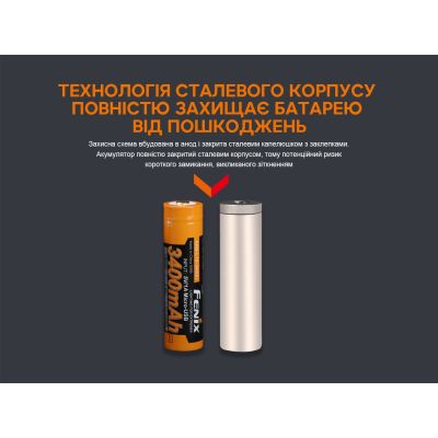 ���������� Fenix 18650 3400 mAh micro usb ������� (ARB-L18-3400U) - �������� 7