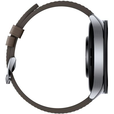 �����-�������� Xiaomi Watch 2 Pro Bluetooth Silver Case with Brown Leather Strap (1006733) - �������� 4