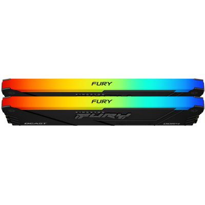     DDR4 64GB (2x32GB) 3600 MHz FURY Beast RGB Kingston Fury (ex.HyperX) (KF436C18BB2AK2/64) -  3