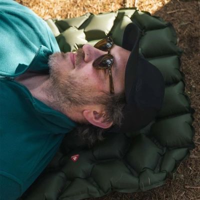 ������������� ������ Highlander Nap-Pak Inflatable Sleeping Mat PrimaLoft 5 cm Olive (AIR072-OG) (930481) - �������� 8