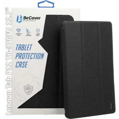 ����� ��� �������� BeCover Smart Case Lenovo Tab P12 TB-370FU 12.7" Black (709878) - �������� 1