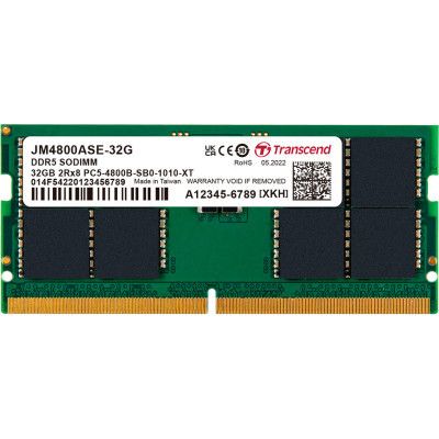 ������ ������ ��� �������� SoDIMM DDR5 32GB 4800 MHz JetRam Transcend (JM4800ASE-32G) - �������� 1