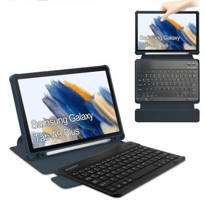 ����� ��� �������� BeCover Keyboard 360� Rotatable Samsung Tab A9 Plus SM-X210/SM-X215/SM-X216 11.0" Deep Blue (710330) - �������� 6