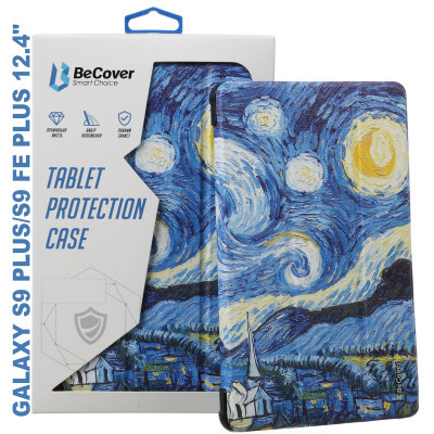 ����� �� �������� BeCover Smart Case Samsung Tab S9 Plus (SM-X810/SM-X816)/S9 FE Plus (SM-X610/SM-X616) 12.4" Night (710379) - �������� 1