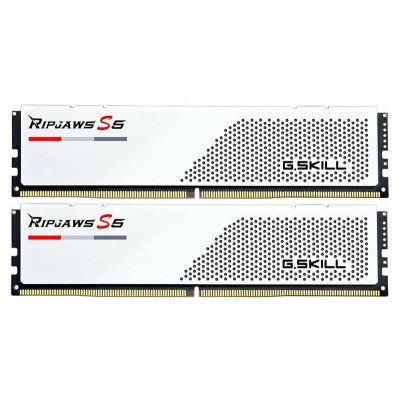     DDR5 32GB (2x16GB) 5600 MHz Ripjaws S5 White G.Skill (F5-5600J3636C16GX2-RS5W) -  1