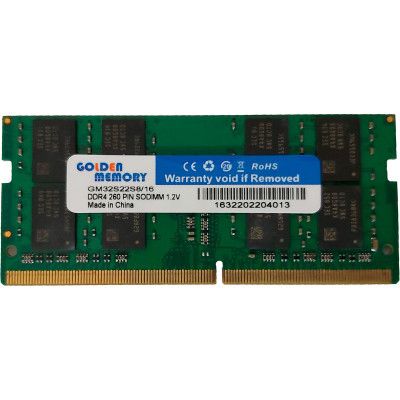������ ���'�� ��� �������� SoDIMM DDR4 16GB 3200 MHz Golden Memory (GM32S22S8/16) - �������� 1
