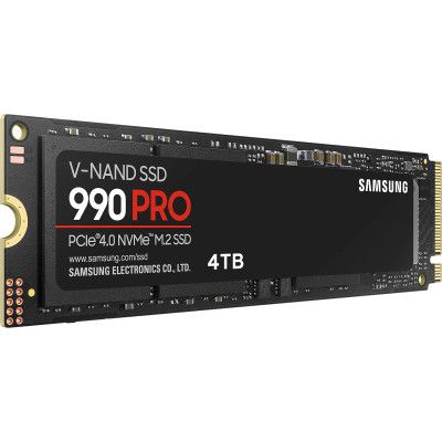 SSD  Samsung 990 Pro 4TB M.2 2280 (MZ-V9P4T0BW) -  4