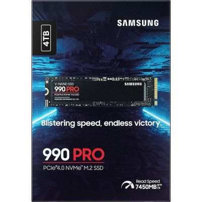 SSD  Samsung 990 Pro 4TB M.2 2280 (MZ-V9P4T0BW) -  5