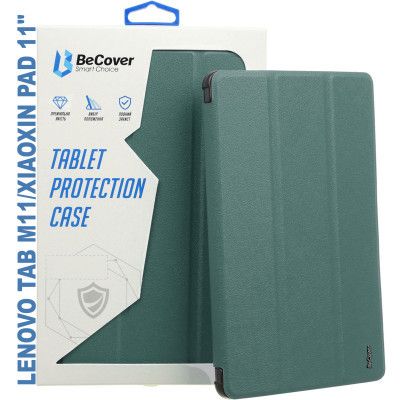 ����� ��� �������� BeCover Smart Case Lenovo Tab M11 (2024) TB-TB330FU/Xiaoxin Pad 11 (2024) 11" Dark Green (710456) - �������� 1