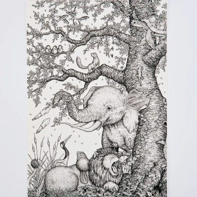 ������ Sakura Pigma Micron (0.1) 0,25 �� ���������� (084511326309) - �������� 10