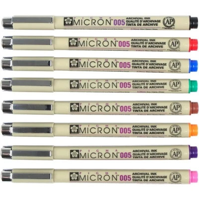 ������ Sakura Pigma Micron (0.1) 0,25 �� ���������� (084511326309) - �������� 5