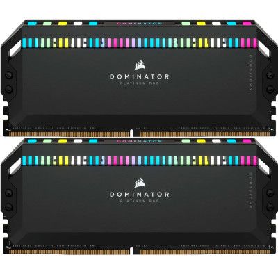     DDR5 32GB (2x16GB) 6000 MHz Dominator Platinum RGB Black Corsair (CMT32GX5M2E6000C36) -  1