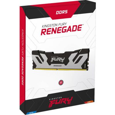     DDR5 32GB (2x16GB) 6800 MHz Renegade Silver XMP Kingston Fury (ex.HyperX) (KF568C36RSK2-32) -  6