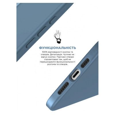 ����� ��� ���������� �������� Armorstandart ICON2 MagSafe Apple iPhone 15 Winter Blue (ARM72760) - �������� 4