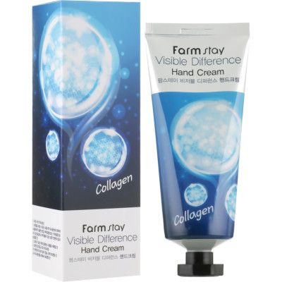 ���� ��� ��� FarmStay Visible Difference Hand Cream Collagen � ���������� 100 � (8809338560079) - �������� 2