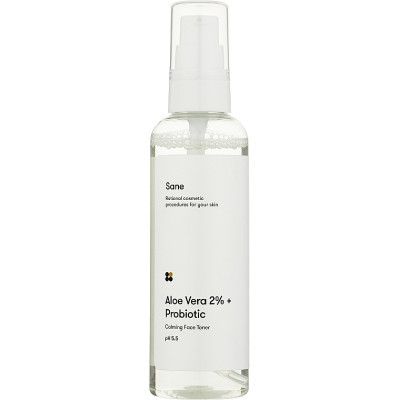 ����� ��� ���� Sane Aloe Vera 2% + Probiotic Calming Face Toner ������������� 100 �� (4820266830533) - �������� 1