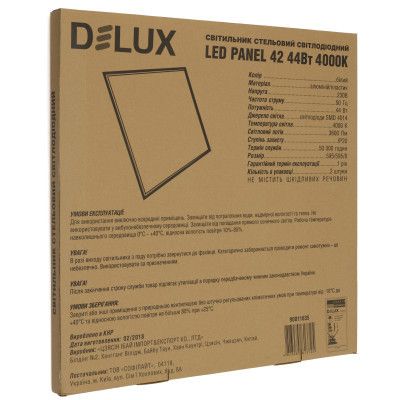 ���������� Delux LED PANEL 42 44W 4000K ��� (595*595) (90021223) - �������� 2