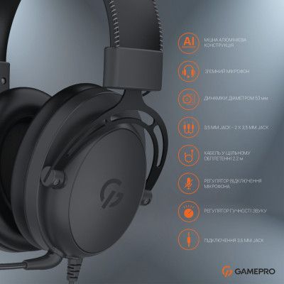 ��������� GamePro HS1050 Black (HS1050) - �������� 12