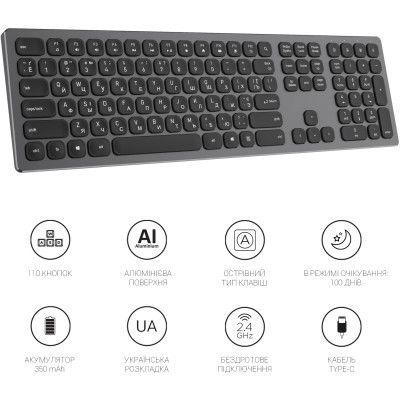 ��������� OfficePro SK1550 Wireless Black (SK1550B) - �������� 10