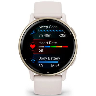 �����-���� Garmin vivoactive 5, Ivory/Cream Gold, GPS (010-02862-11) - �������� 2