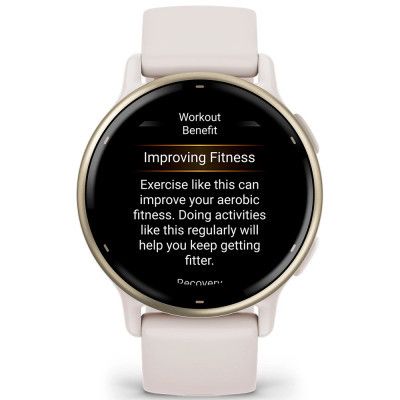 �����-���� Garmin vivoactive 5, Ivory/Cream Gold, GPS (010-02862-11) - �������� 6