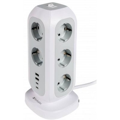 ��������� ������ �������� Verbatim 11 �������, 2 x USB-C �� 2 x USB-A (49547) - �������� 2