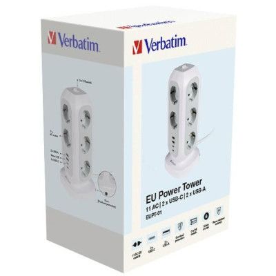 ��������� ������ �������� Verbatim 11 �������, 2 x USB-C �� 2 x USB-A (49547) - �������� 4