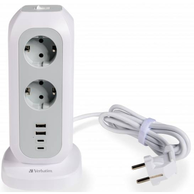 ��������� ������ �������� Verbatim 11 �������, 2 x USB-C �� 2 x USB-A (49547) - �������� 1