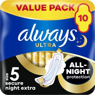������������� ��������� Always Ultra Secure Night Extra ������ 5 10 ��. (8006540093849) - �������� 1