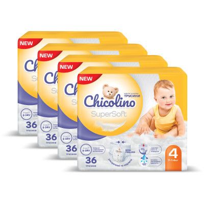 ϳ������ Chicolino Super Soft ����� 4 (7-14 ��) 36 ��, 4 �������� (4823098414650) - �������� 2