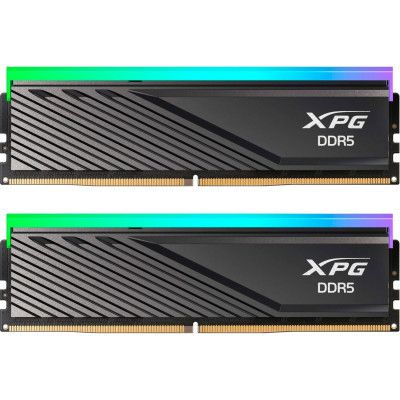     DDR5 48GB (2x24GB) 6000 MHz XPG Lancer Blade RGB Black ADATA (AX5U6000C3024G-DTLABRBK) -  1