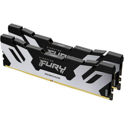 ������ ������ ��� ���������� DDR5 32GB (2x16GB) 7200 MHz Renegade Black/Silver Kingston Fury (ex.HyperX) (KF572C38RSK2-32) - �������� 4