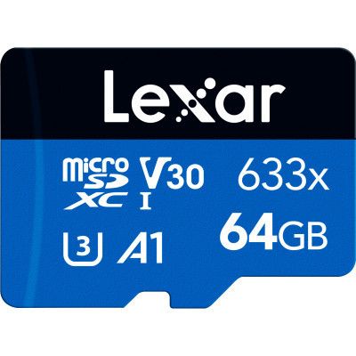 ����� ������ Lexar 64GB microSDXC class 10 UHS-I (LMS0633064G-BNNNG) - �������� 1