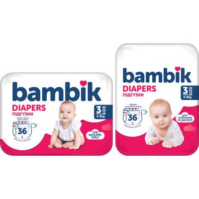 ϳ Bambik Medium MIDI  3 (4-9 ) 36  (4823071652284) -  3