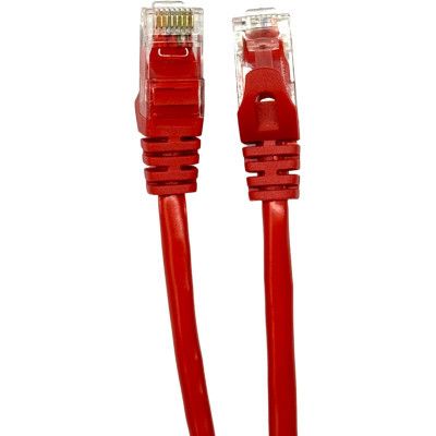 ����-���� 2� UTP cat.5e, CU, 24AWG, red GEAR (GPC-UTPCURJ45-2R) - �������� 1
